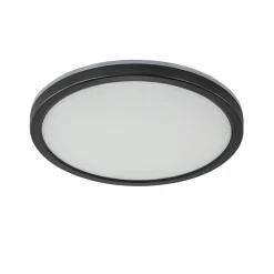 Flash Sale Straluma LED plafondlamp met 3 licht opties zwart rond