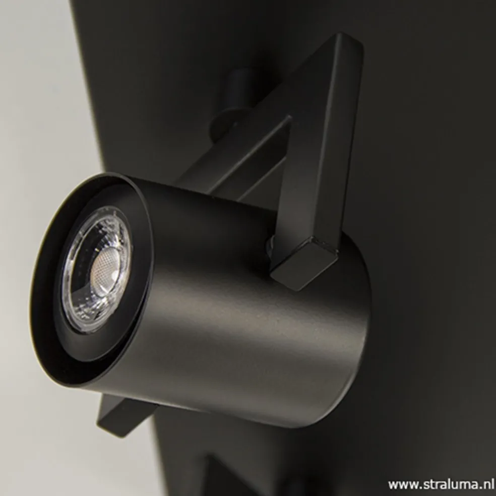 Clearance Straluma LED plafondspot vierkant mat zwart