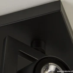 Clearance Straluma LED plafondspot vierkant mat zwart