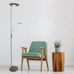 Sale Straluma LED staande lamp-uplighter staal-dimbaar