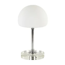 Shop Straluma LED tafellamp chroom/opaal glas dimbaar