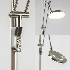 Best Sale Straluma LED vloerlamp staal met uplighter en leeslamp
