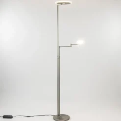 Flash Sale Straluma LED vloerlamp staal met uplighter en helder glas