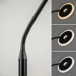 Best Straluma LED vloer/leeslamp mat zwart metaal verstelbaar