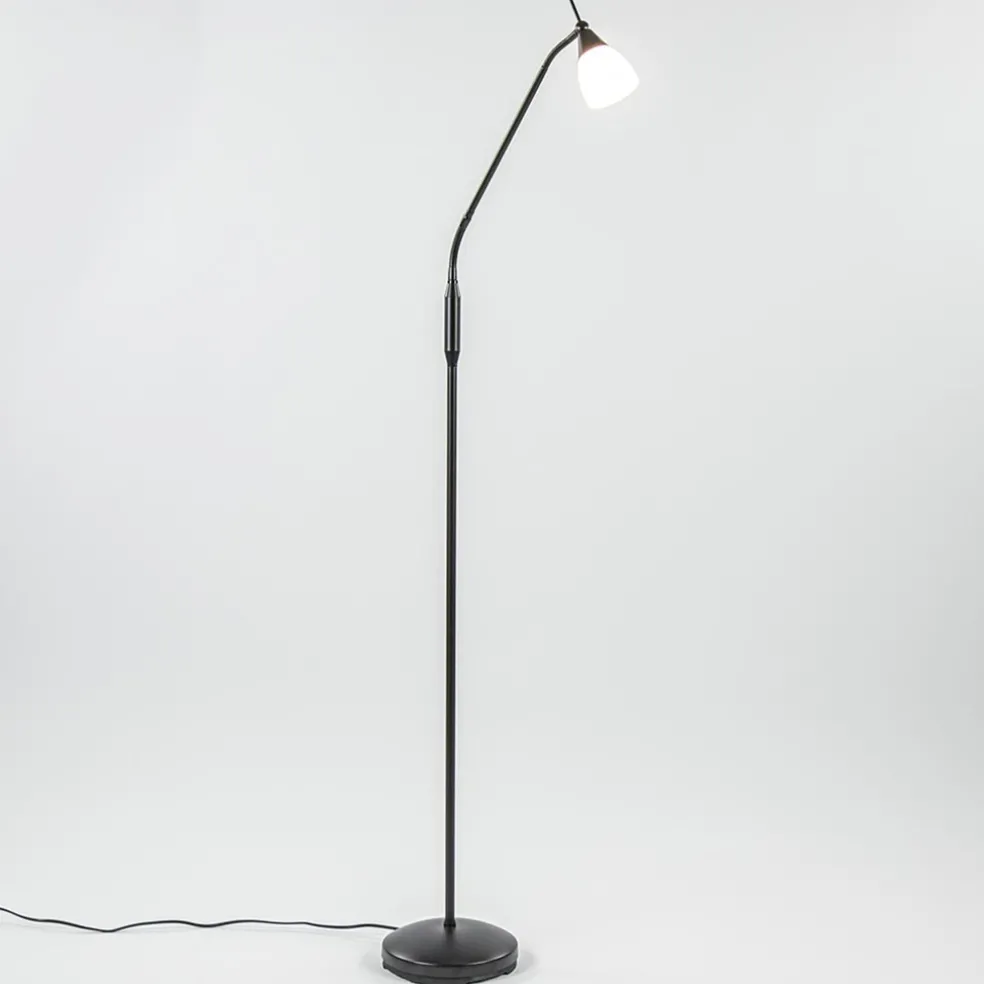 Clearance Straluma LED vloer/leeslamp Touchy verstelbaar zwart