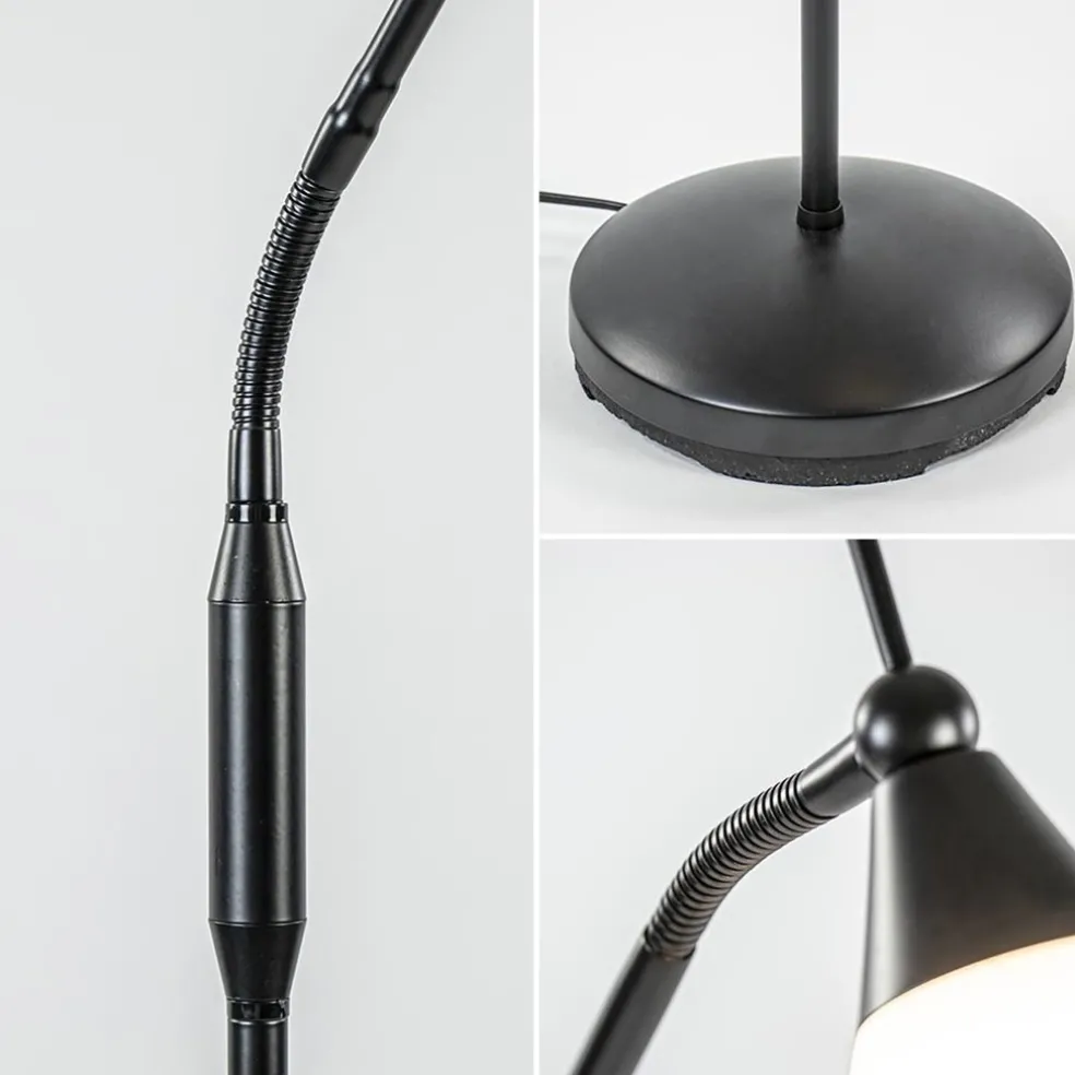 Clearance Straluma LED vloer/leeslamp Touchy verstelbaar zwart