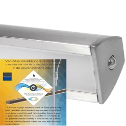 Cheap Straluma LED wandlamp schilderij geborsteld staal dimbaar