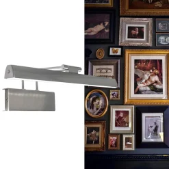 Cheap Straluma LED wandlamp schilderij geborsteld staal dimbaar