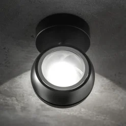 Discount Straluma LED wandlamp up+down Nautilus Mini zwart verstelbaar