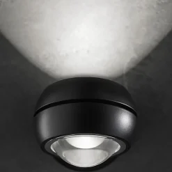 Discount Straluma LED wandlamp up+down Nautilus Mini zwart verstelbaar