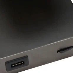 Sale Straluma LED wandspot zwart staal met USB aansluiting