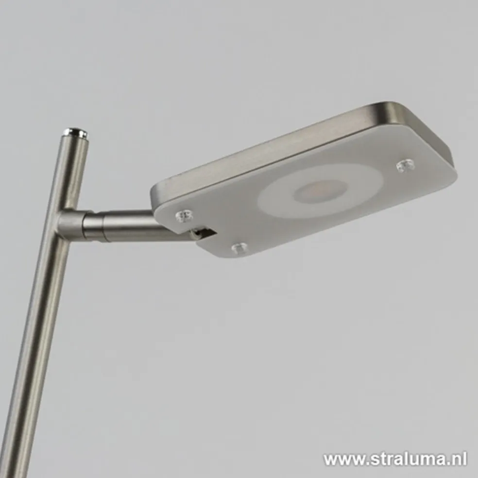 Flash Sale Straluma Leeslamp Block nikkel met pushdimmer
