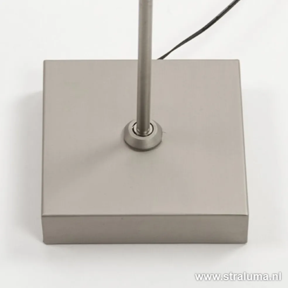 Flash Sale Straluma Leeslamp Block nikkel met pushdimmer