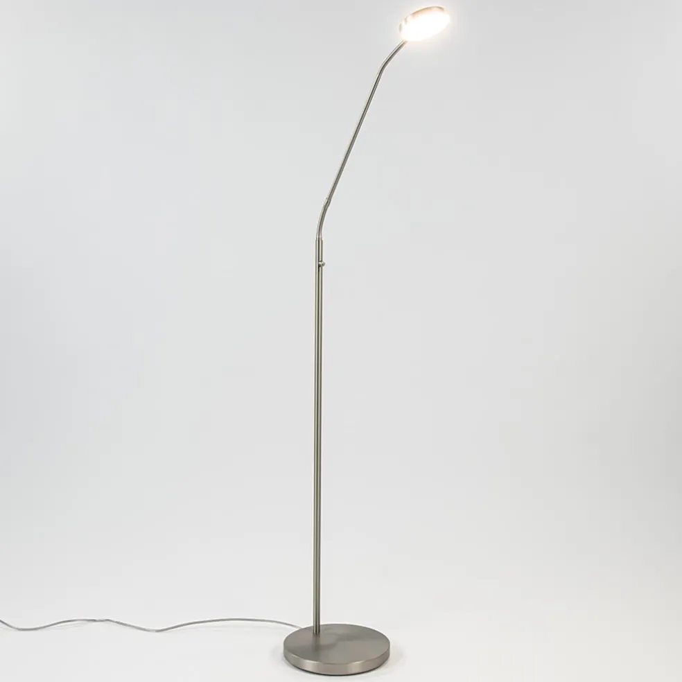 Outlet Straluma Leeslamp Denia Flex nikkel dim-to-warm