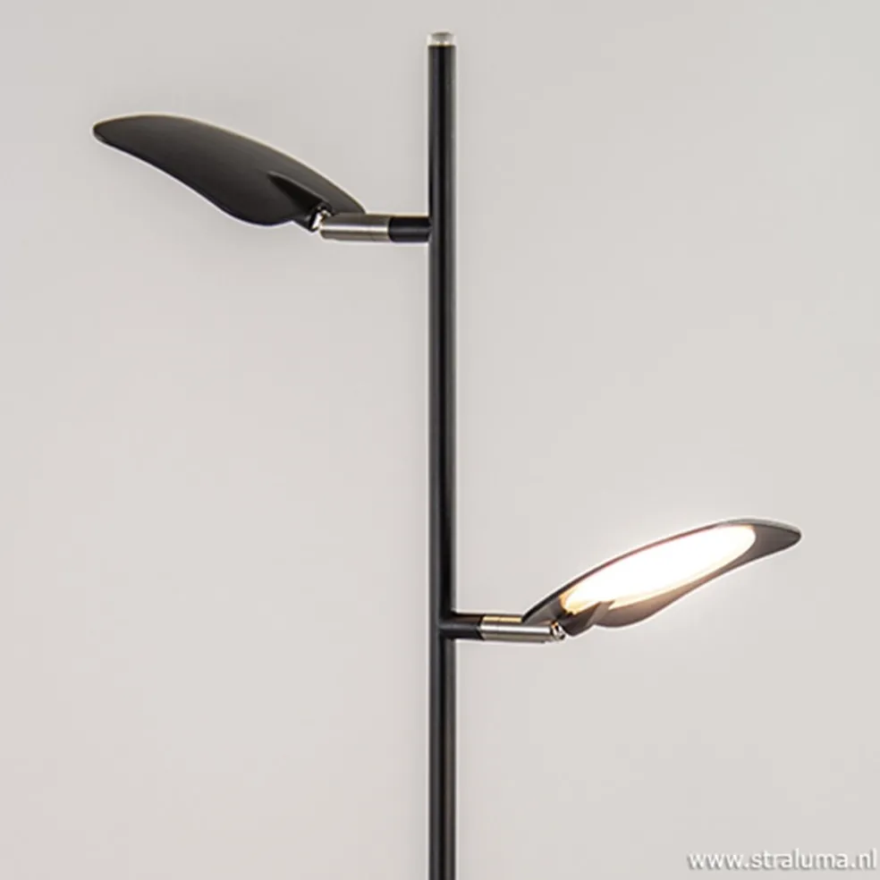 Discount Straluma Leeslamp Raggio 2L zwart 3-step dim