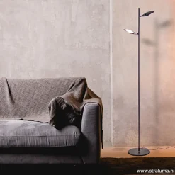 Discount Straluma Leeslamp Raggio 2L zwart 3-step dim