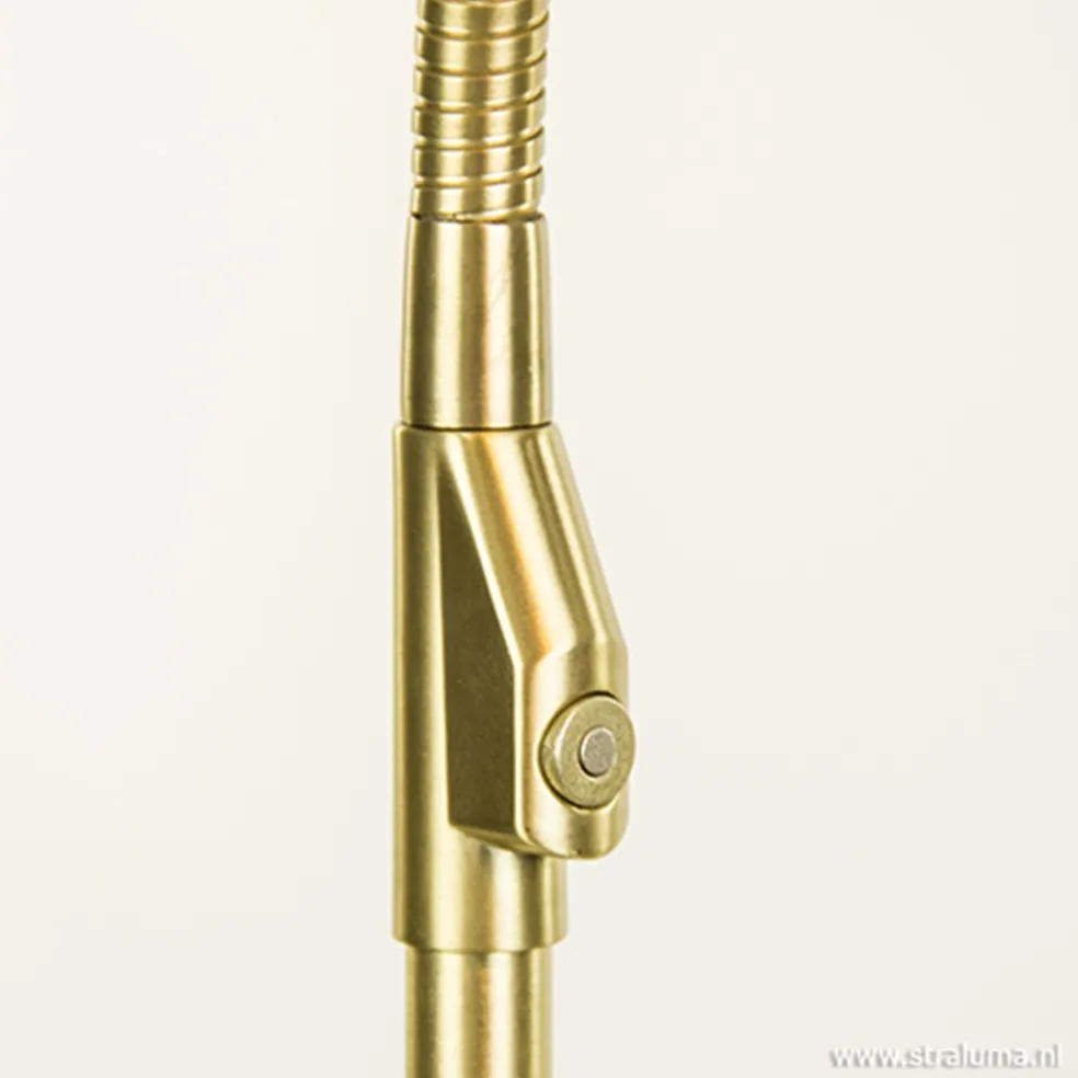 Hot Straluma Leeslamp-vloerlamp LED messing dimbaar