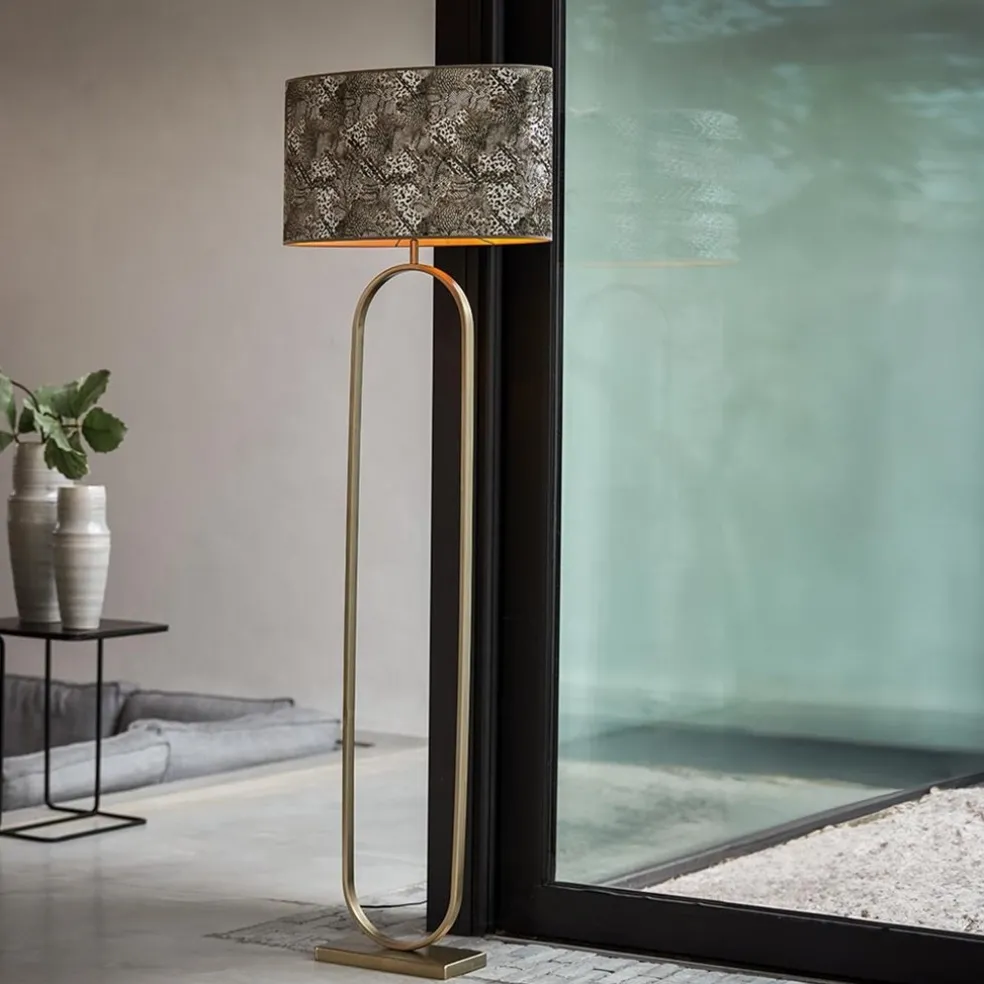 Outlet Straluma Licht gouden lampvoet Jamiri Light and Living