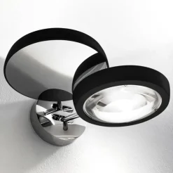 Sale Straluma 2-Lichts design wandlamp Nautilus zwart/chroom