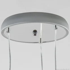 Cheap Straluma 3-Lichts hanglamp chroom met smokey glazen kappen