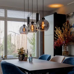 Flash Sale Straluma 5-Lichts hanglamp cilinders en smoke glas