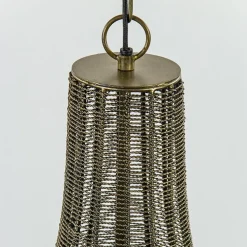 Fashion Straluma 2-Lichts hanglamp Khedira mat zwart/brons