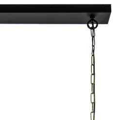 Fashion Straluma 2-Lichts hanglamp Khedira mat zwart/brons