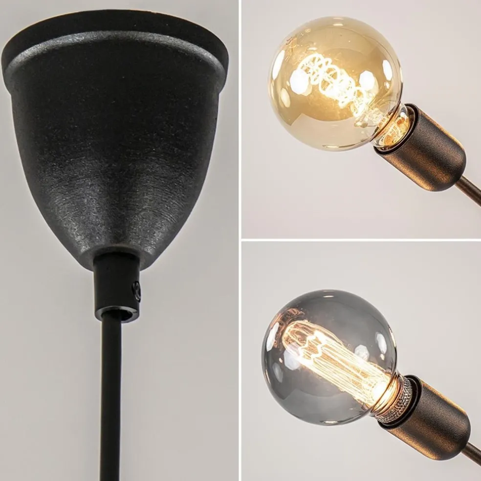 Cheap Straluma 6-Lichts hanglamp zwart exclusief lichtbron