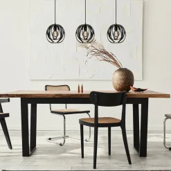 Flash Sale Straluma 3-Lichts hanglamp zwart met ronde kappen