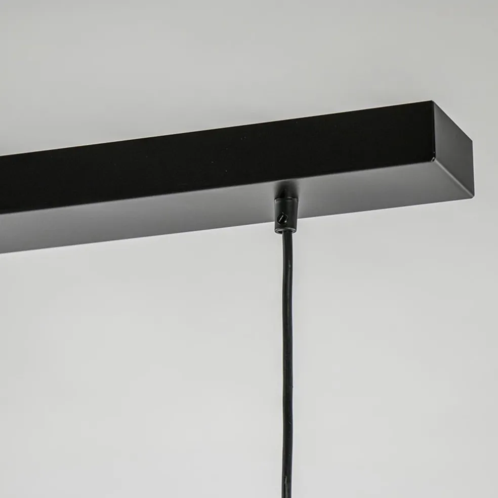Cheap Straluma 5-Lichts hanglamp zwart-goud met opaal glas