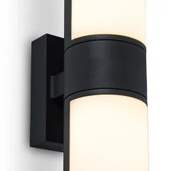 Best Straluma 2-Lichts LED buitenlamp verstelbaar zwart aluminium