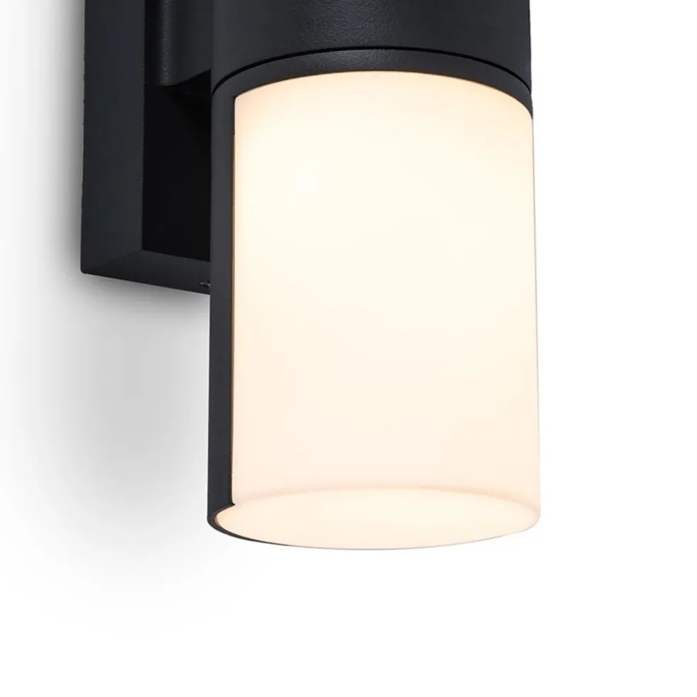 Best Straluma 2-Lichts LED buitenlamp verstelbaar zwart aluminium