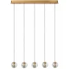 Best Straluma 5-Lichts LED eettafelhanglamp goud met glas