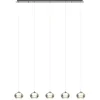 Cheap Straluma 5-Lichts LED eettafelhanglamp smoke glas dimbaar