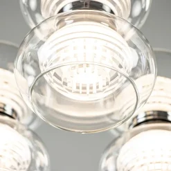 Flash Sale Straluma 3-Lichts LED plafondlamp chroom met helder glas