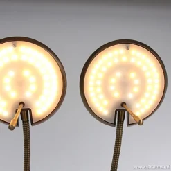 Store Straluma 2-Lichts leeslamp brons LED dimbaar