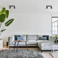 Outlet Straluma 2-Lichts opbouwspot GU10 mat zwart