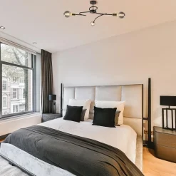 Store Straluma 3-Lichts plafondlamp zwart met gouden pendels