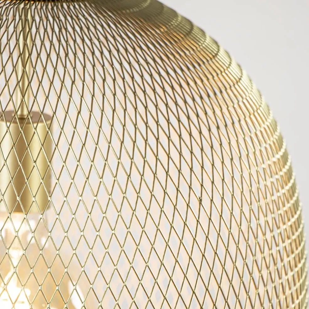 Shop Straluma 3-Lichts ronde hanglamp goud/mat zwart