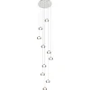 Clearance Straluma 10-Lichts videlamp chroom/smoke glas inclusief dimbaar LED