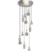 Cheap Straluma 12-Lichts videlamp silverleaf met chroom excl lichtbronnen