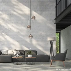 Online Straluma 3-Lichts videlamp smoke glas met zwart
