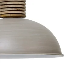 Discount Straluma Light & Living hanglamp Avery grijs/hout