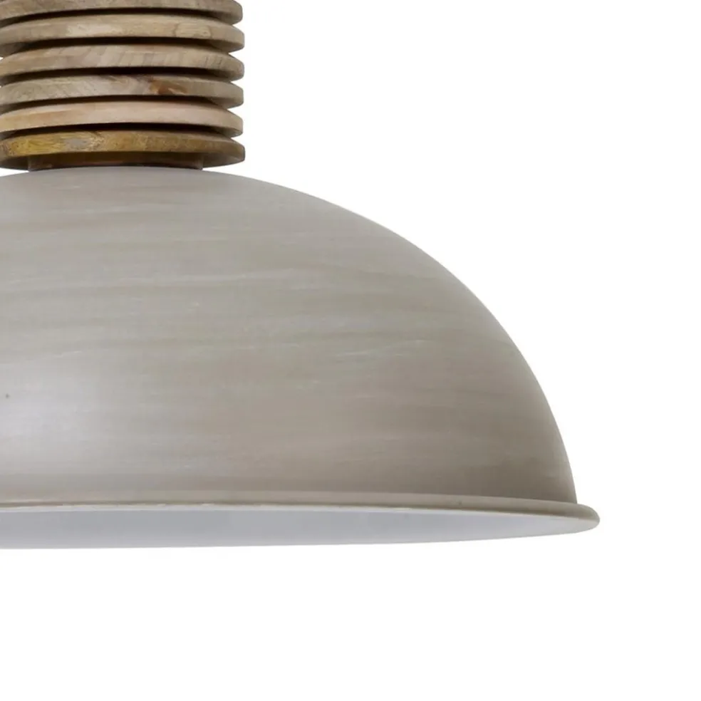 Discount Straluma Light & Living hanglamp Avery grijs/hout