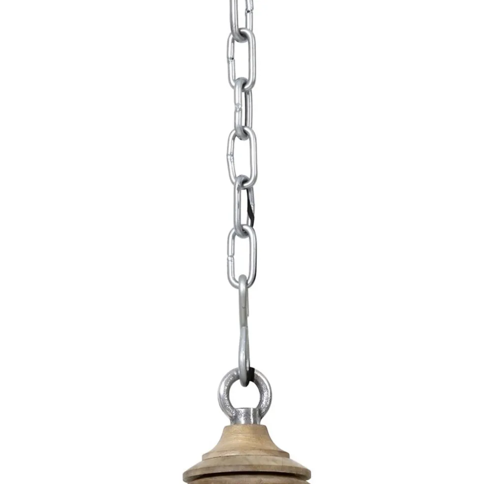 Discount Straluma Light & Living hanglamp Avery grijs/hout