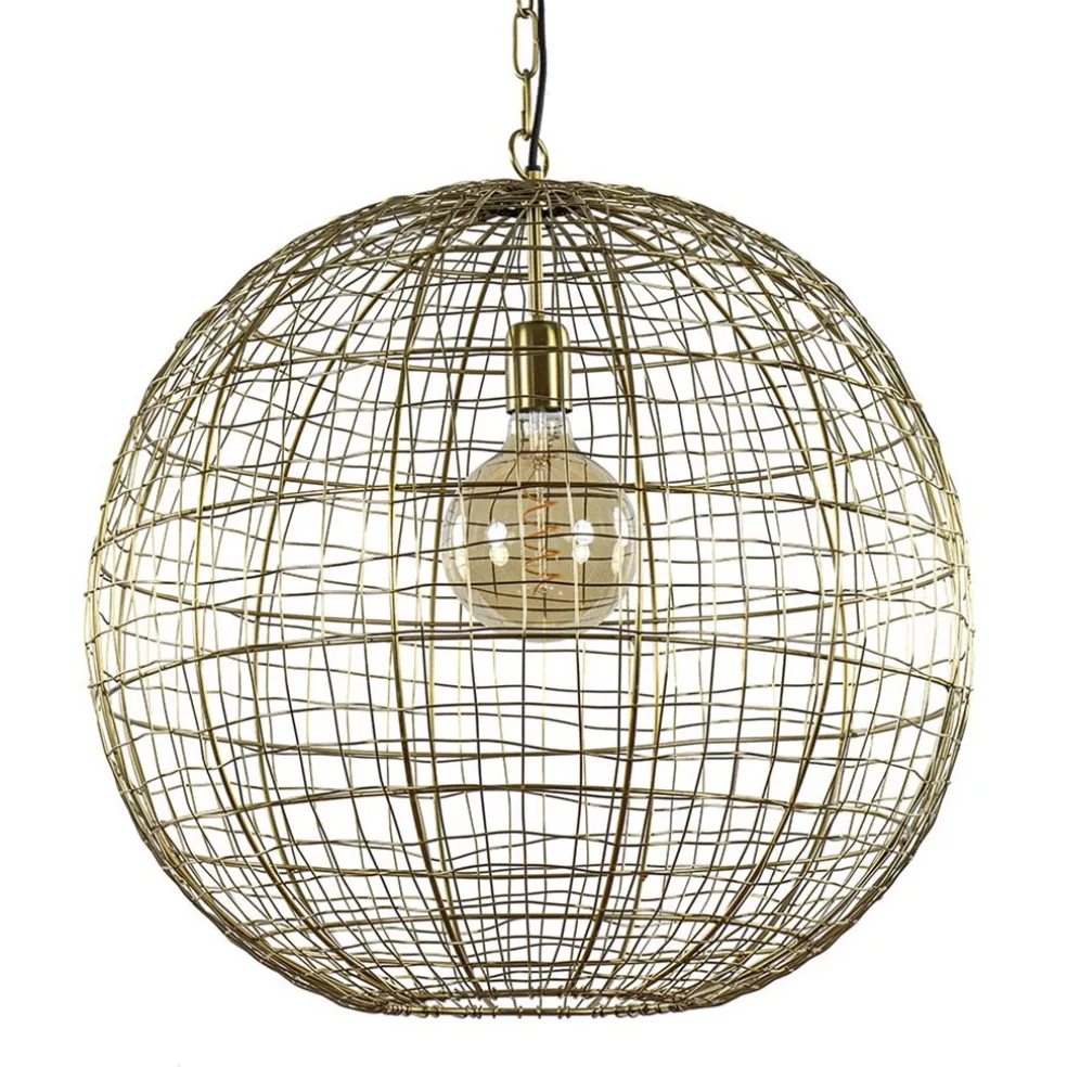 Outlet Straluma Light & Living hanglamp Mirana goud