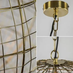 Outlet Straluma Light & Living hanglamp Mirana goud