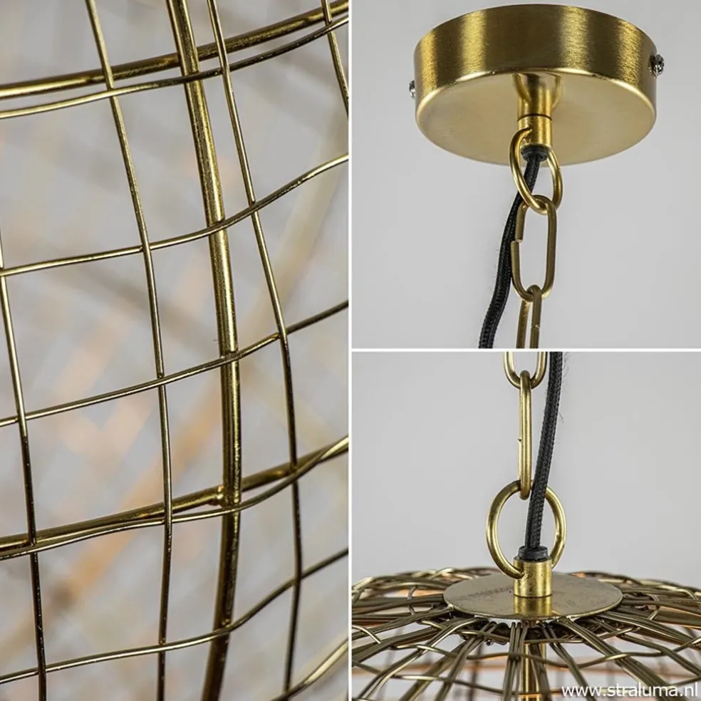 Outlet Straluma Light & Living hanglamp Mirana goud