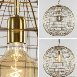 Outlet Straluma Light & Living hanglamp Mirana goud