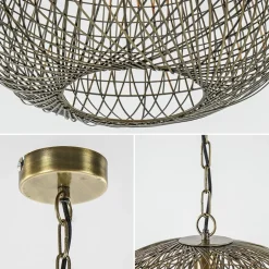 New Straluma Light & Living hanglamp Alwina brons draad